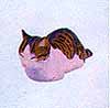 フルタ製菓「チョコエッグ」ペット動物コレクション第２弾：日本猫（雉＋白/Ｐ14Ｃ）