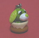 カバヤ食品「お茶犬」ほのぼのマスコット：１緑茶犬リョク
