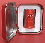 郵便局「ブリキ缶＆ポスト」型マグネット