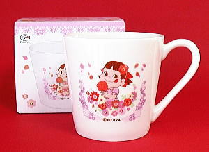 不二家「ペコちゃん」花咲くマグカップ